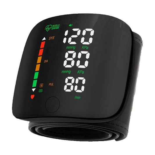 Touch Screen Wrist Blood Pressure Cuff 99X2 Reading Memory Wrist Bp Monitor with Carrying Case,Wrist Blood Pressure Monitor Led Display,Health Monitoring Adjustable.